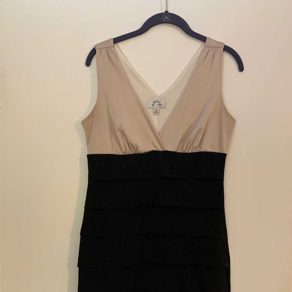 Sweet Storm: XL Black/Gold Dress